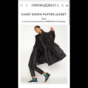 Cynthia Rowley Cindy Puffer Jacket